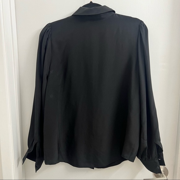The kooples black silk button up - Picture 5 of 5